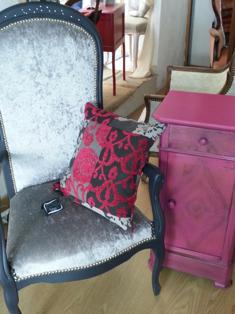 Gris & Fuschia Pourquoi pas ???? SANDY DECO