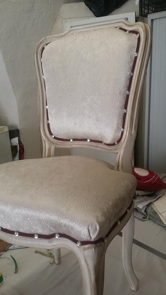 CHAISE STYLE LOUIS XV RELOOKEE EN VENTE EN BOUTIQUE!