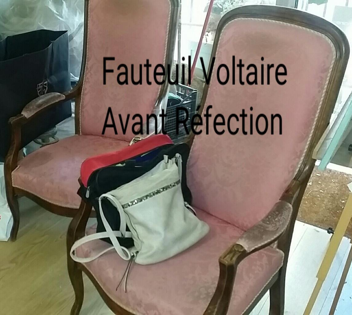Paire de Voltaires Avant réfection!
