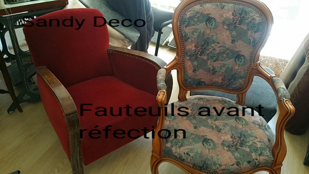 Fauteuil de style Negresco et Cabriolet L.Phiippe avant