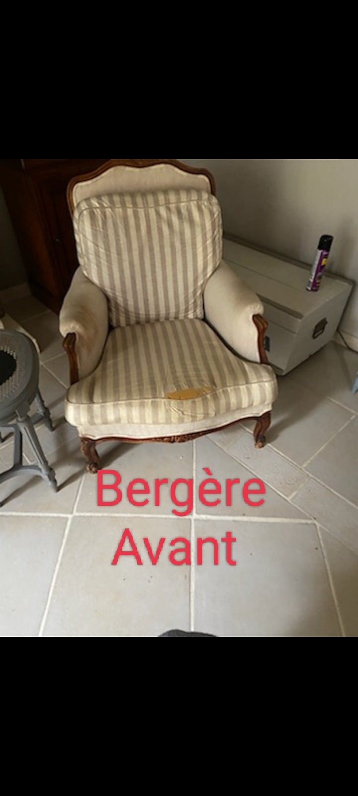 Bergère Avant réfection 