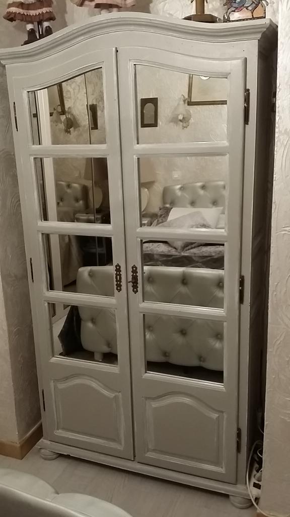 Armoire relookée, Chambre Grise