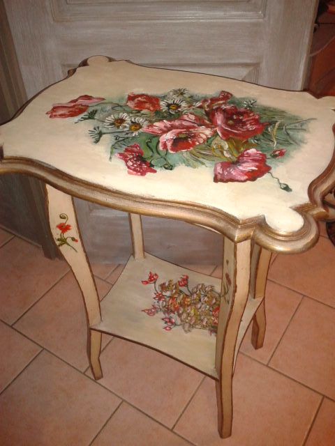 TABLE/GUERIDON RESTAURE