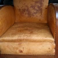 Fauteuil en Cuir Avant