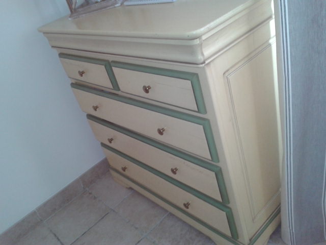 Commode Avant Jaune & verte